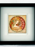 Alphonse Mucha Red Lady