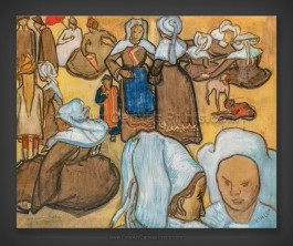 Vincent van Gogh: Breton Women - after Emile Bernard 1888